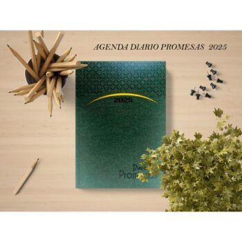 Alternative view of Agenda Diario de Promesas 2025, Verde Oscuro