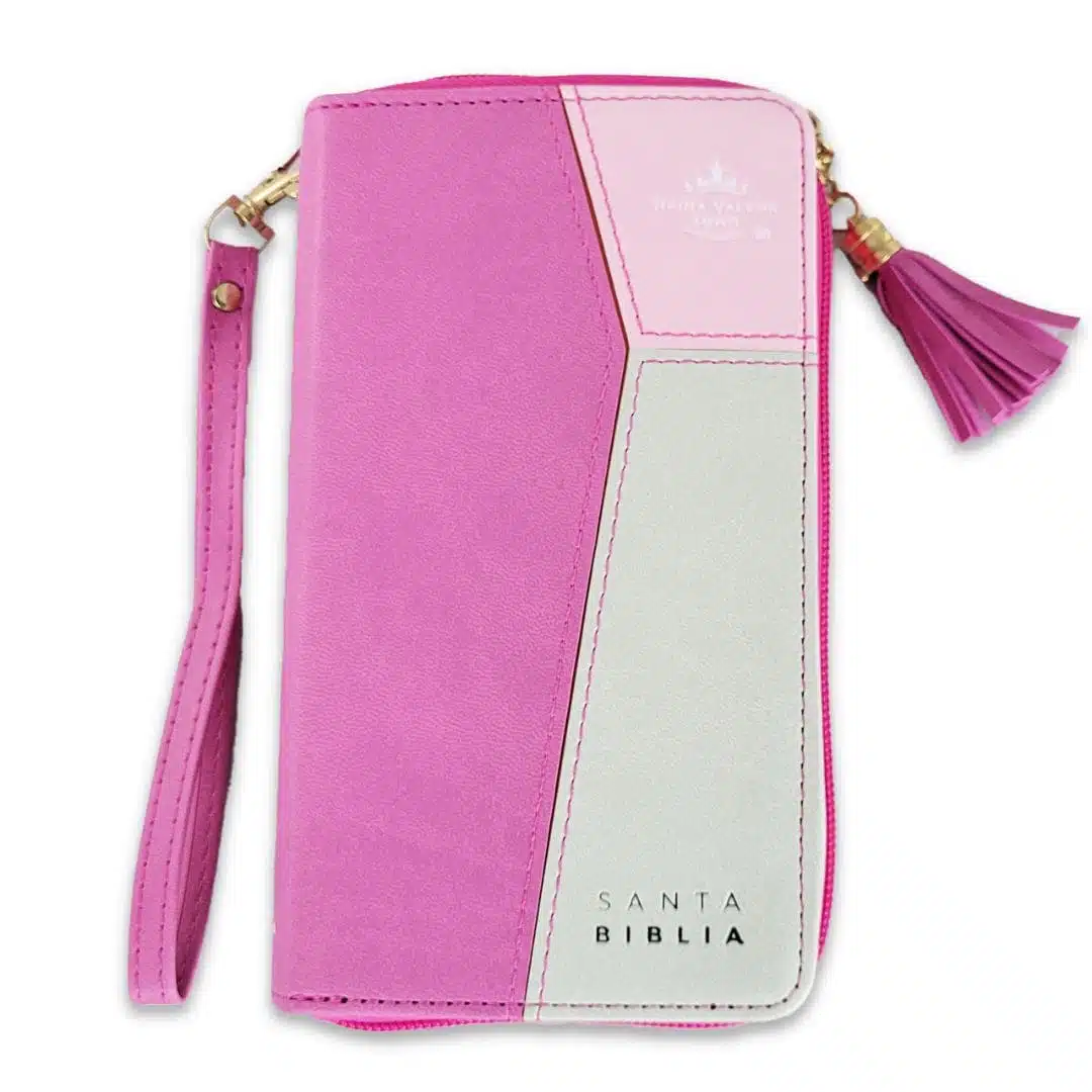 Biblia Reina Valera 1960, Tipo Billetera, Simil Piel, Índice, Cierre, Fucsia Gris 9798885169387 Biblia Reina Valera 1960, Tipo Billetera, Simil Piel, Índice, Cierre, Fucsia Gris
