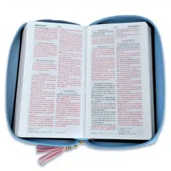 Biblia Reina Valera 1960, Tipo Billetera, Simil Piel, Cierre, Azul Rosa 9798885169424 Biblia Reina Valera 1960, Tipo Billetera, Simil Piel, Cierre, Azul Rosa - 9798885169424