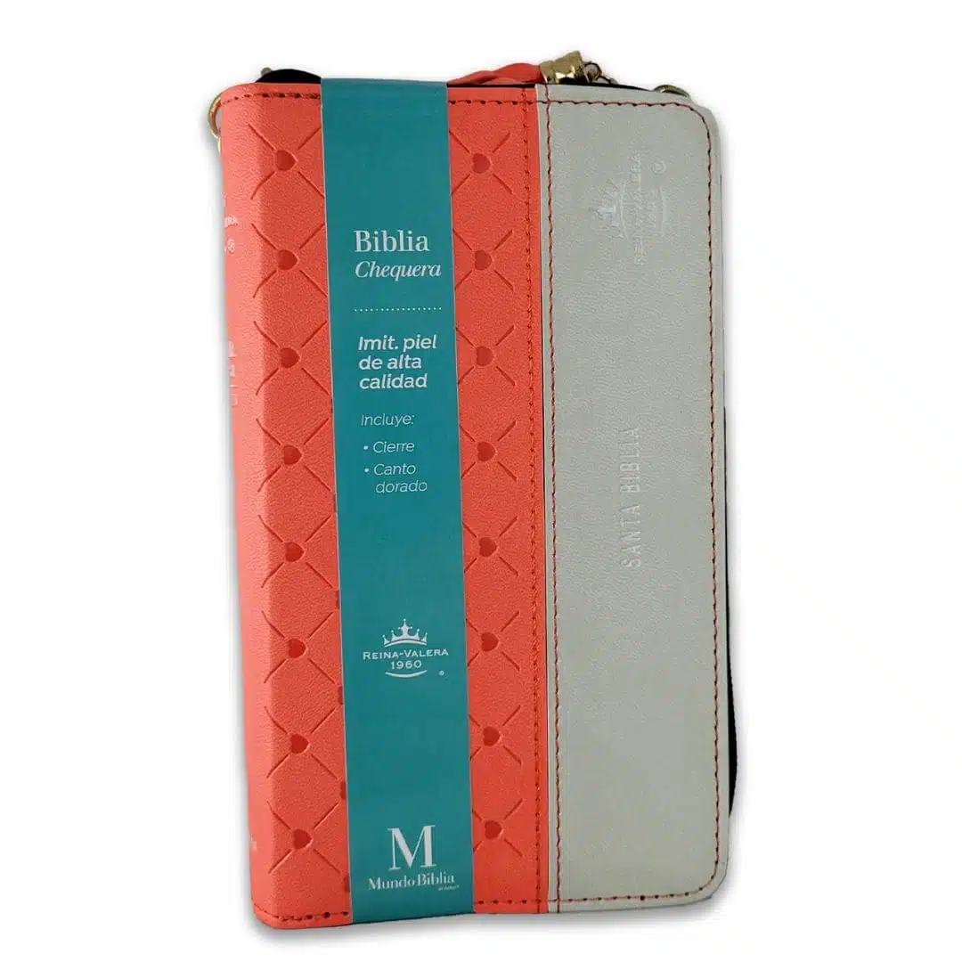Biblia Reina Valera 1960, Tipo Billetera, Simil Piel, Cierre, Coral Gris 9798885169462 Biblia Reina Valera 1960, Tipo Billetera, Simil Piel, Cierre, Coral Gris - Imagen 5