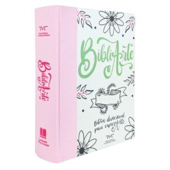Alternative view of Biblia Devocional BibliArte RVC, Tapa Dura, Blanco Rosa