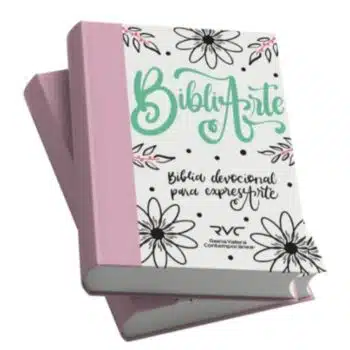 Biblia Devocional BibliArte RVC, Tapa Dura, Blanco Rosa 9781598778533 Biblia Devocional BibliArte RVC, Tapa Dura, Blanco Rosa - 9781598778533