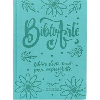 Biblia Devocional BibliArte RVC, Tapa Dura, Turquesa
