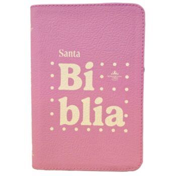 Biblia Económica Reina Valera 1960, Tamaño Manual, Símil Piel, Cierre, Lila