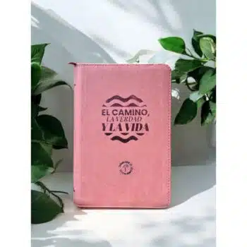 Biblia El Camino, La Verdad y La Vida TLA, Letra grande, Símil Piel, Cierre, Rosado 9789587459579 Biblia El Camino, La Verdad y La Vida TLA, Letra grande, Símil Piel, Cierre, Rosado - 9789587459579