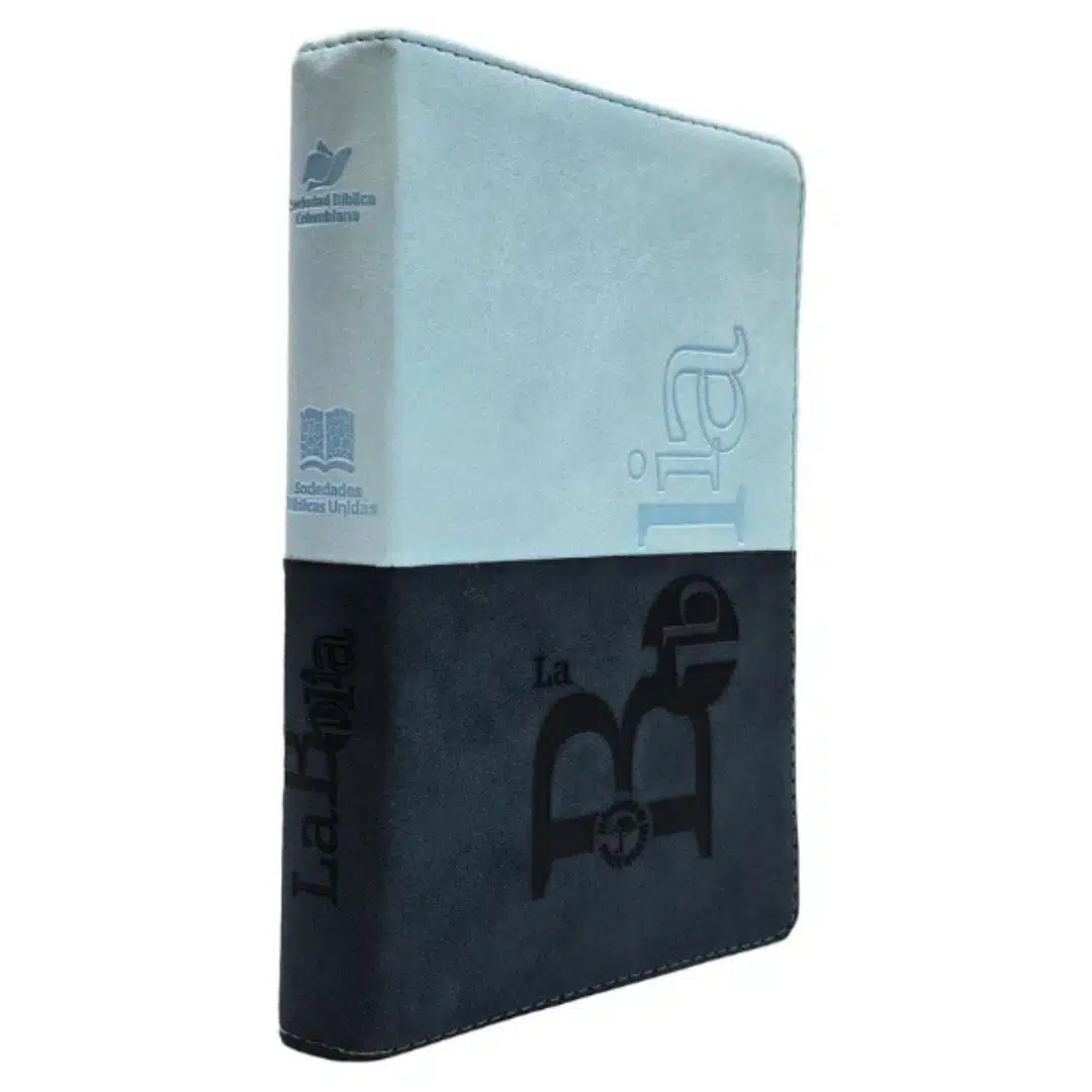Biblia TLA, Tipo Agenda, Letra grande, Símil Piel, Bitono Azul 9789587459593 Biblia TLA, Tipo Agenda, Letra grande, Símil Piel, Bitono Azul - Imagen 3