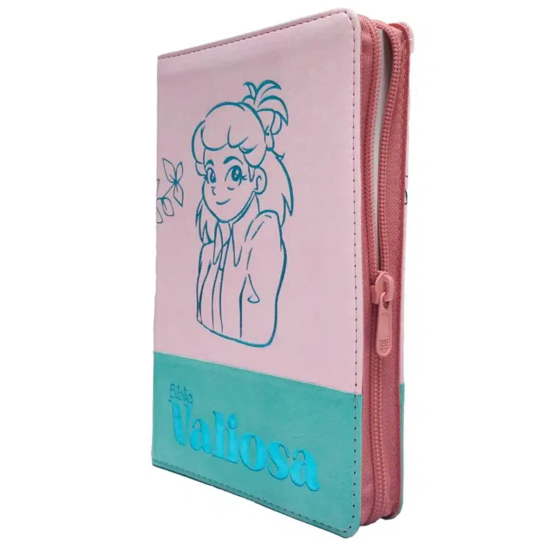 Biblia Valiosa TLA, Tamaño Compacto, Letra grande, Símil Piel, Cierre, Rosado Verde 9789587459722 Biblia Valiosa TLA, Tamaño Compacto, Letra grande, Símil Piel, Cierre, Rosado Verde - Imagen 2