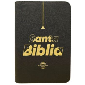 Biblia Económica Reina Valera 1960, Tamaño Manual, Símil Piel, Cierre, Negro