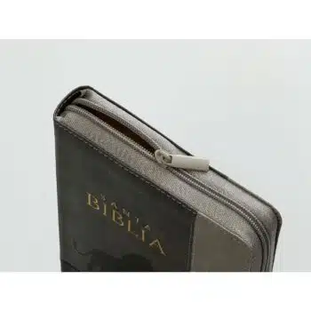 Biblia Reina Valera 1960, Tamaño Manual, Letra Grande, Símil Piel, Índice, Cierre, León Negro Gris 9798885168861 Biblia Reina Valera 1960, Tamaño Manual, Letra Grande, Símil Piel, Índice, Cierre, León Negro Gris - 9798885168861