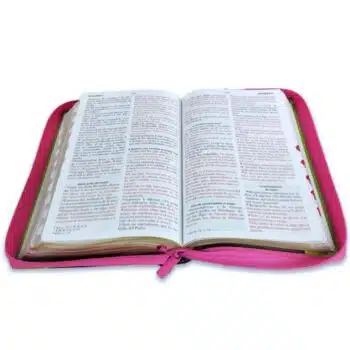 Biblia Reina Valera 1960, Tamaño Manual, Letra Grande, Símil Piel, Índice, Cierre, Flores Fucsia Verde 9798885168892 Biblia Reina Valera 1960, Tamaño Manual, Letra Grande, Símil Piel, Índice, Cierre, Flores Fucsia Verde - Imagen 10