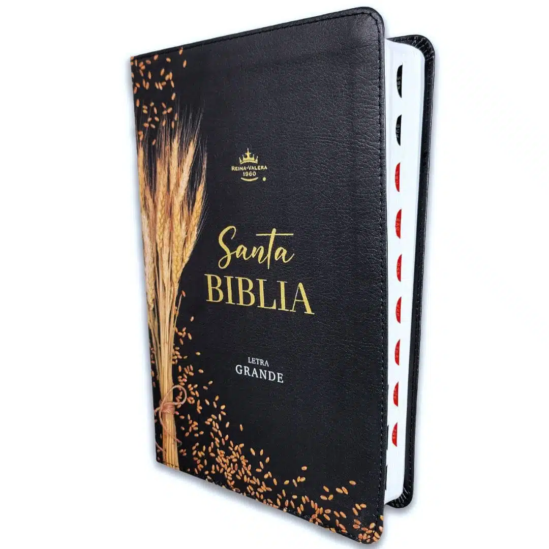 Biblia Reina Valera 1960, Tamaño Manual, Letra Grande, Símil Piel, Índice, Trigo Negro 9798893840919 Biblia Reina Valera 1960, Tamaño Manual, Letra Grande, Símil Piel, Índice, Trigo Negro - Imagen 2