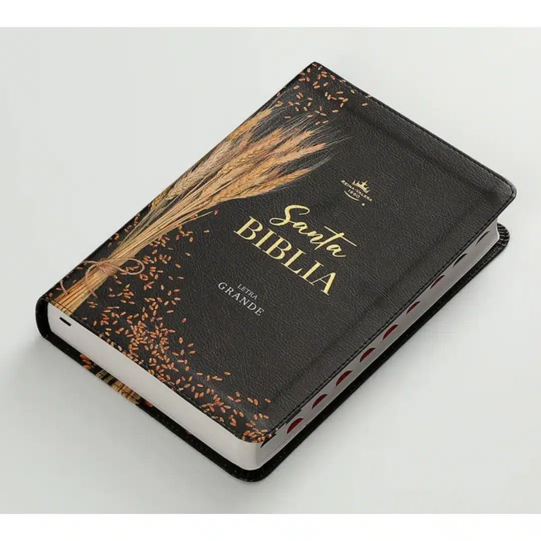 Biblia Reina Valera 1960, Tamaño Manual, Letra Grande, Símil Piel, Índice, Trigo Negro 9798893840919 Biblia Reina Valera 1960, Tamaño Manual, Letra Grande, Símil Piel, Índice, Trigo Negro - Imagen 4