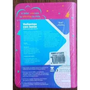 Alternative view of Biblia ilustrada para niñas Valientes con Jesús RVC, Símil Piel, Fucsia