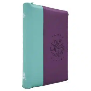 Biblia Económica Reina Valera 1960, Letra Grande, Símil Piel, Cierre, Morado Verde 9789587458862 Biblia Económica Reina Valera 1960, Letra Grande, Símil Piel, Cierre, Morado Verde - Imagen 3