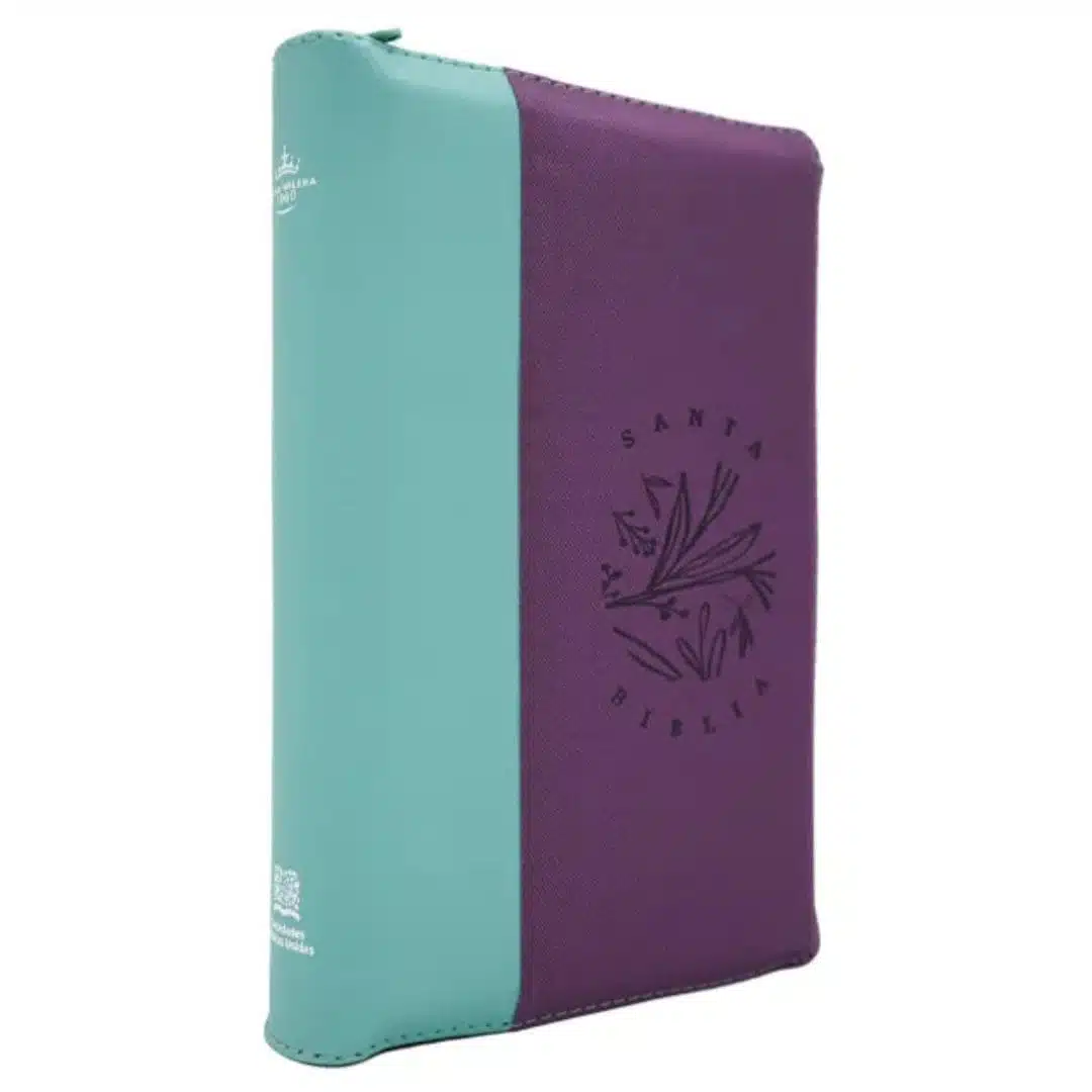 Biblia Económica Reina Valera 1960, Letra Grande, Símil Piel, Cierre, Morado Verde 9789587458862 Biblia Económica Reina Valera 1960, Letra Grande, Símil Piel, Cierre, Morado Verde - Imagen 3