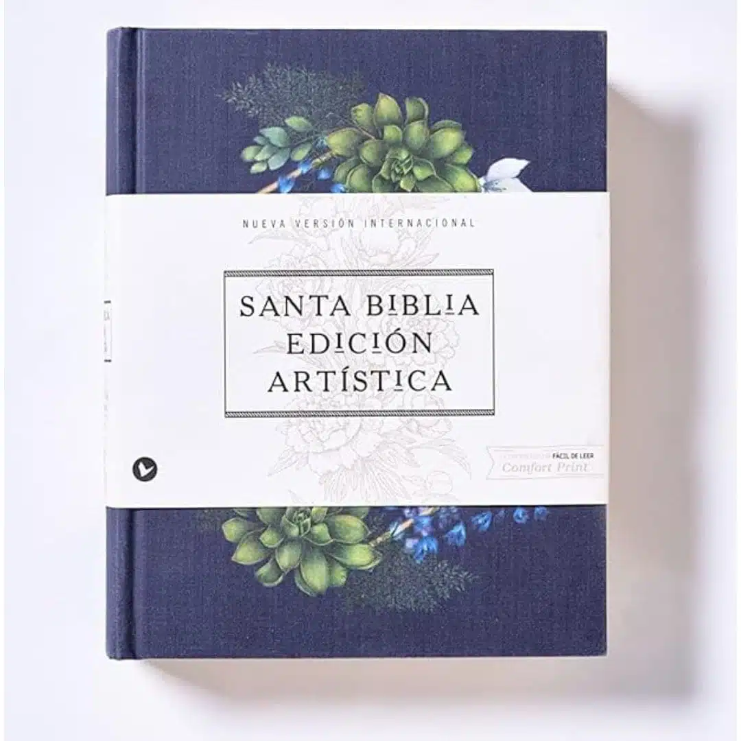 Biblia Edición Artística NVI, Tapa Dura en Tela, Flores, Azul 9780829771862 Biblia Edición Artística NVI, Tapa Dura en Tela, Flores, Azul - Imagen 4
