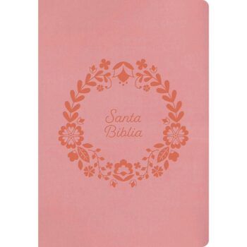 Biblia para Premios y Regalos Reina Valera 1960, Tamaño Manual, Símil Piel, Rosado