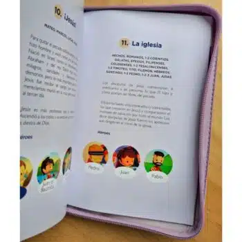 Biblia Sé Un Héroe para Niñas TLA, Tamaño Manual, Letra Grande, Acolchada, Cierre, Rosada 9789587458992 Biblia Sé Un Héroe para Niñas TLA, Tamaño Manual, Letra Grande, Acolchada, Cierre, Rosada - 9789587458992