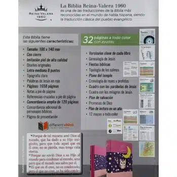 Biblia Reina Valera 1960, Tamaño Bolsillo, Símil Piel, Cierre, Primaveral Búho Luna, Fucsia Azul 9798885168342 Biblia Reina Valera 1960, Tamaño Bolsillo, Símil Piel, Cierre, Primaveral Búho Luna, Fucsia Azul - 9798885168342