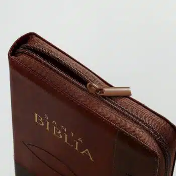 Biblia Reina Valera 1960, Tamaño Manual, Letra Grande, Símil Piel, Índice, Cierre, Café Ichtus 9798885168885 Biblia Reina Valera 1960, Tamaño Manual, Letra Grande, Símil Piel, Índice, Cierre, Café Ichtus - Imagen 3
