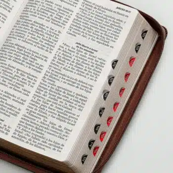 Biblia Reina Valera 1960, Tamaño Manual, Letra Grande, Símil Piel, Índice, Cierre, Café Ichtus 9798885168885 Biblia Reina Valera 1960, Tamaño Manual, Letra Grande, Símil Piel, Índice, Cierre, Café Ichtus - Imagen 4