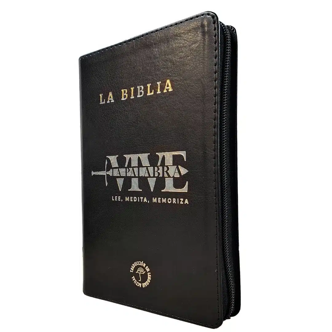 Biblia vive la palabra TLA, Tipo Agenda, Letra Grande, Símil Piel, Cierre, Negro 9786287781078 Biblia vive la palabra TLA, Tipo Agenda, Letra Grande, Símil Piel, Cierre, Negro - Imagen 2