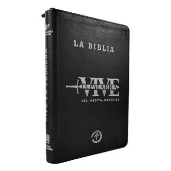 Biblia vive la palabra TLA, Tipo Agenda, Letra Grande, Símil Piel, Cierre, Negro 9786287781078 Biblia vive la palabra TLA, Tipo Agenda, Letra Grande, Símil Piel, Cierre, Negro - Imagen 3
