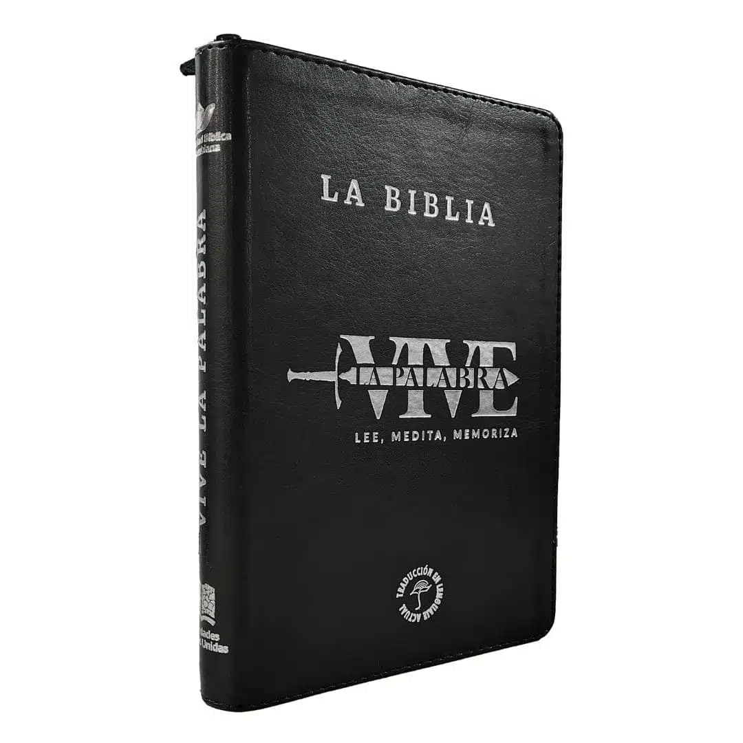 Biblia vive la palabra TLA, Tipo Agenda, Letra Grande, Símil Piel, Cierre, Negro 9786287781078 Biblia vive la palabra TLA, Tipo Agenda, Letra Grande, Símil Piel, Cierre, Negro - Imagen 3