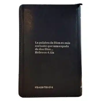 Biblia vive la palabra TLA, Tipo Agenda, Letra Grande, Símil Piel, Cierre, Negro 9786287781078 Biblia vive la palabra TLA, Tipo Agenda, Letra Grande, Símil Piel, Cierre, Negro - Imagen 4