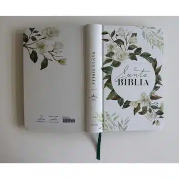Biblia Reina Valera 1960, Tamaño Manual, Letra Grande, Tapa Dura, Diseño Floral, Blanco Verde 9798890982155 Biblia Reina Valera 1960, Tamaño Manual, Letra Grande, Tapa Dura, Diseño Floral, Blanco Verde - 9798890982155
