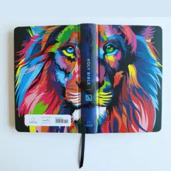 Holy Bible KJV, Handy Size, Large Print, Hardcover, Multi Color Lion of Judah 9798890982599 Holy Bible KJV, Handy Size, Large Print, Hardcover, Multi Color Lion of Judah - Imagen 4