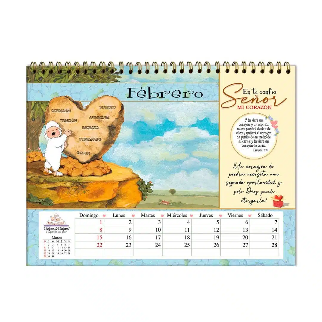 Calendario de Escritorio Ovejitas 2026 7708028025939 Calendario de Escritorio Ovejitas 2026 - Imagen 2