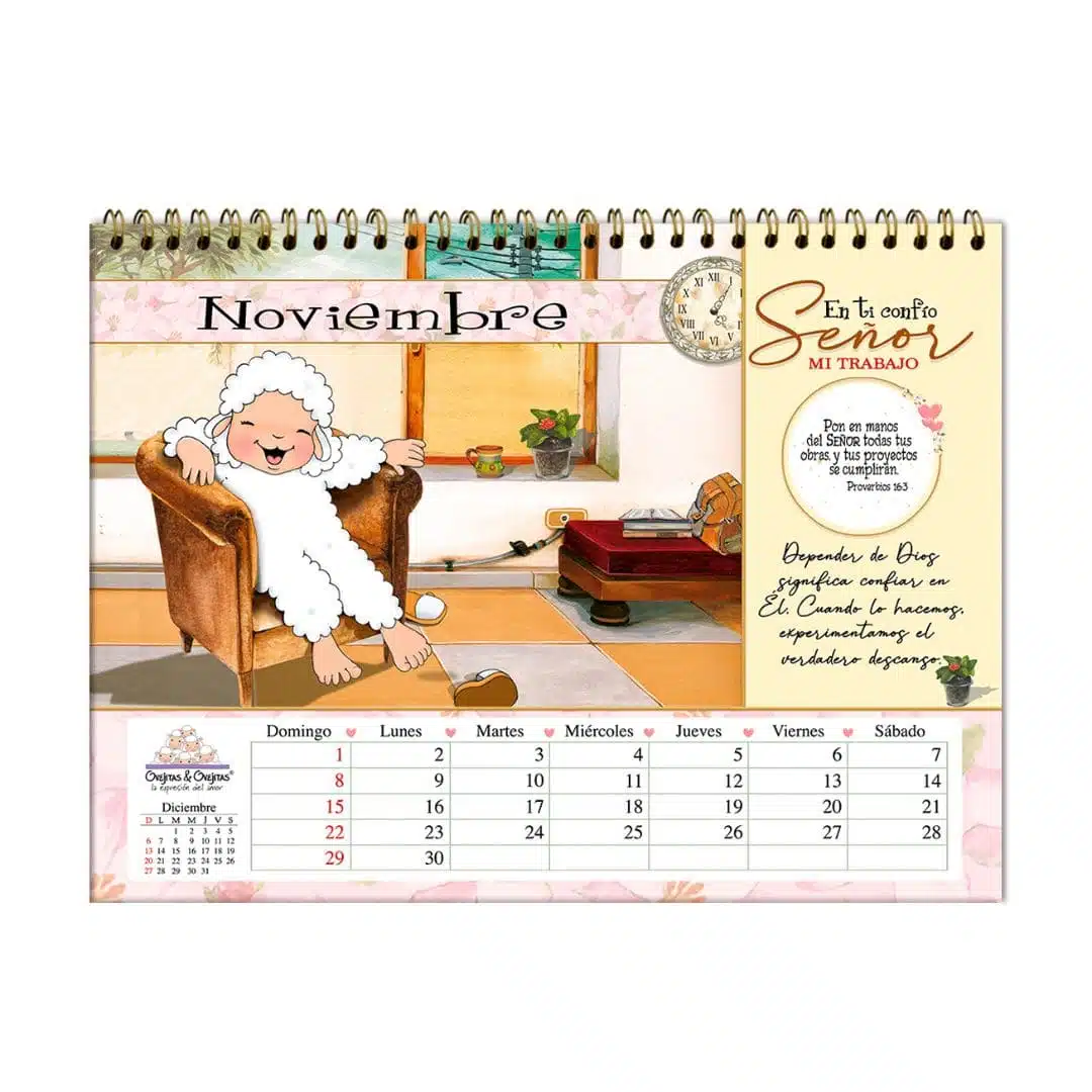 Calendario de Escritorio Ovejitas 2026 7708028025939 Calendario de Escritorio Ovejitas 2026 - Imagen 3