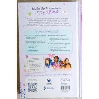 Alternative view of Biblia de Promesas para niñas, NTV, Letra Grande, Tapa Dura, Morado