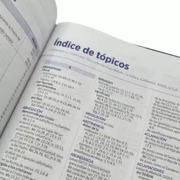 Biblia de Estudio Inductivo NBLA, Letra Grande, Tapa Dura, Azul Oscuro 9780829773224 Biblia de Estudio Inductivo NBLA, Letra Grande, Tapa Dura, Azul Oscuro - 9780829773224
