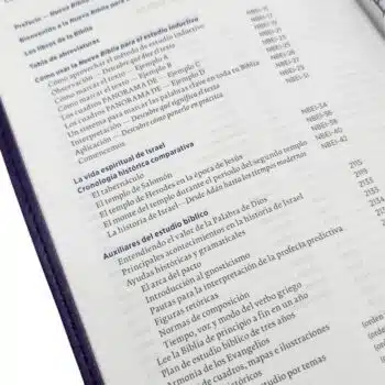 Biblia de Estudio Inductivo NBLA, Letra Grande, Símil Piel, Morado 9780829773248 Biblia de Estudio Inductivo NBLA, Letra Grande, Símil Piel, Morado - 9780829773248
