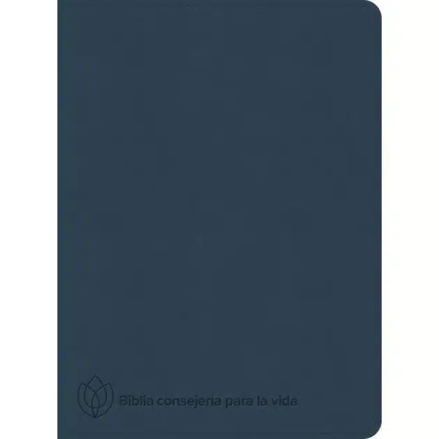 Biblia de estudio Consejería para la vida, Reina Valera 1960, Símil Piel, Azul