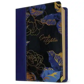 Biblia NTV, Tamaño Manual, Letra Grande, Sentipiel, Flores, Azul Oscuro 9781496488329 Biblia NTV, Tamaño Manual, Letra Grande, Sentipiel, Flores, Azul Oscuro - 9781496488329
