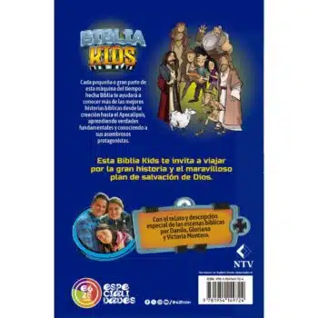 Biblia Kids volver a la historia NTV, Tipo Agenda, Piel Especial, Edición de lujo 9781954149724 Biblia Kids volver a la historia NTV, Tipo Agenda, Piel Especial, Edición de lujo - 9781954149724