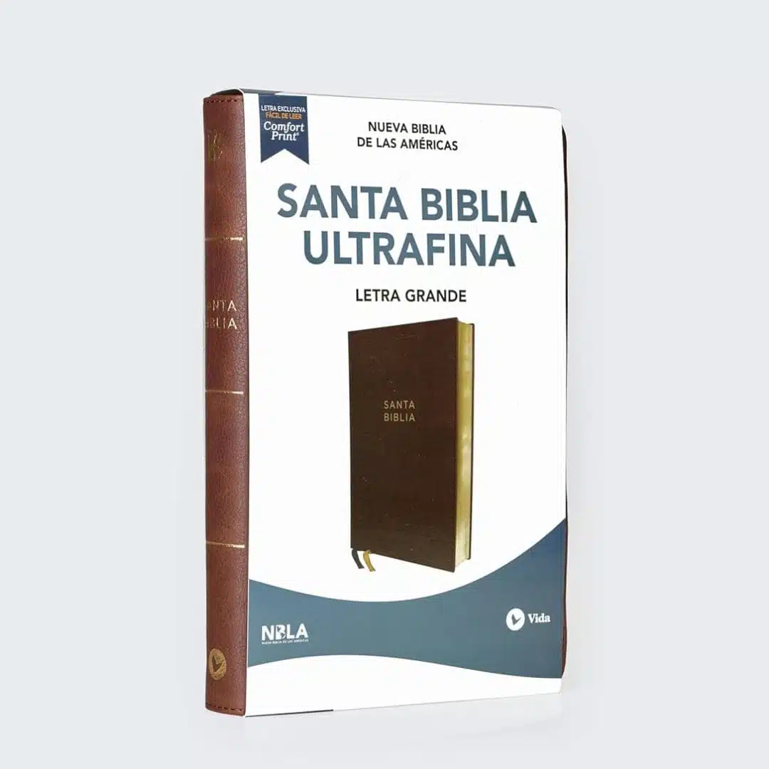 Biblia Ultrafina NBLA, Letra Grande, Piel, Café 9780829774238 Biblia Ultrafina NBLA, Letra Grande, Piel, Café - Imagen 4
