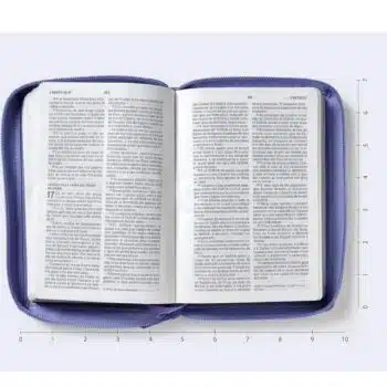 Biblia Edición Versificada NBLA, Tamaño Bolsillo, Piel, Cierre, Morada 9780829774351 Biblia Edición Versificada NBLA, Tamaño Bolsillo, Piel, Cierre, Morada - Imagen 3