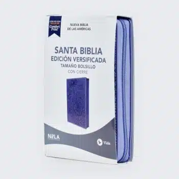 Biblia Edición Versificada NBLA, Tamaño Bolsillo, Piel, Cierre, Morada 9780829774351 Biblia Edición Versificada NBLA, Tamaño Bolsillo, Piel, Cierre, Morada - Imagen 4
