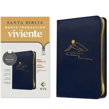 Biblia Compacta NTV, Letra Gigante, Símil Piel, Cierre, Azul 9781496489715 Biblia Compacta NTV, Letra Gigante, Símil Piel, Cierre, Azul - 9781496489715