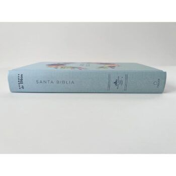 Alternative view of Biblia Nombres De Dios Reina Valera 1960, Tamaño Manual, Letra Grande, Tapa Dura, Flores Azules