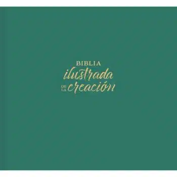 Biblia Ilustrada de la creación Reina Valera 1960, Tapa dura en tela, Turquesa