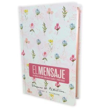 Alternative view of Biblia El Mensaje, Tamaño Manual, Tapa Dura, Rosa Floral