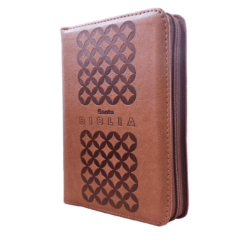 Alternative view of Biblia Reina Valera 1960, Tamaño Manual, Letra Grande, Símil Piel, Cierre, Café