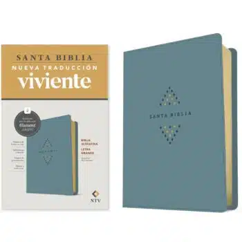 Biblia NTV, Letra Grande, Símil Piel, Azul Sereno 9798400501180 Biblia NTV, Letra Grande, Símil Piel, Azul Sereno - 9798400501180
