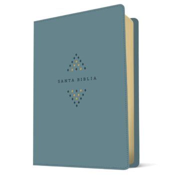 Biblia NTV, Letra Grande, Símil Piel, Azul Sereno