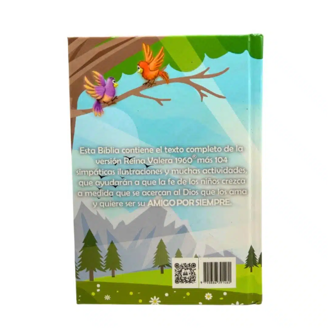 Biblia para niños, Reina Valera 1960, Tamaño Compacto, Tapa Dura, Amigos por Siempre Colores 9798886391480 Biblia para niños, Reina Valera 1960, Tamaño Compacto, Tapa Dura, Amigos por Siempre Colores - Imagen 4